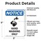Signmission Safety Culture Sign, 3.5 in Width, Vinyl Decal, Rectangle OS-2PACK-NS-D-35-V-13216 - alternate 2